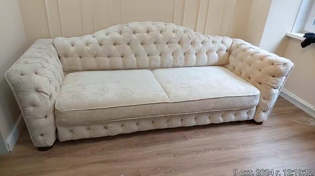 Замена обивки дивана на дому. Зеленодольск