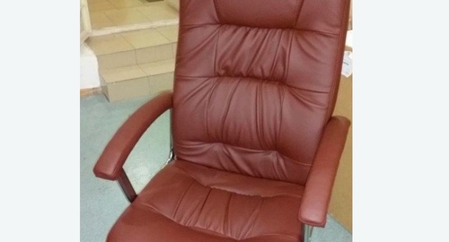 Обтяжка офисного кресла. Зеленодольск